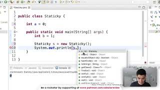 Static in Java Tutorial 75 [upl. by Chipman918]