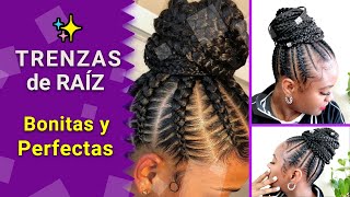 🍁TRENZAS de RAÍZ fáciles y perfectas [upl. by Barbaraanne]