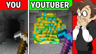 How DIFFERENT YOUTUBERS Play Minecraft [upl. by Eerrehs]