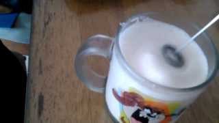 Aerolatte Review Frothing Cold Milk In Under 1 Minute [upl. by Shipp150]