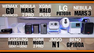 2023 Ultimate Portable Projector Comparison [upl. by Enitsenrae]