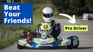 HOW TO WIN GO KARTING  Tips From A Professional Driver Kart Racing For Beginners [upl. by Felicidad]