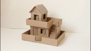 como hacer una casa de carton PLANTILLAS GRATIS [upl. by Adler510]