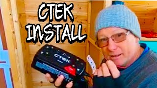 VW Crafter Camper Van Conversion  Ctek DC to DC Smart Charge Controller Installation [upl. by Tayib]