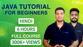 Java Tutorial in Hindi  Master Java in 6 Hours  Java programming for Beginners  Great Learning [upl. by Eenaj46]