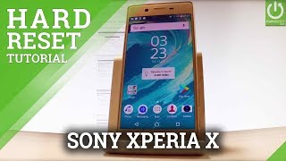 How to Hard Reset SONY Xperia X  Reset Code  Restore SONY [upl. by Rezzani]