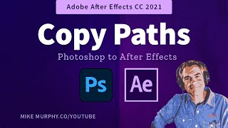 After Effects Copy Paths from Photoshop to After Effects [upl. by Elburr696]