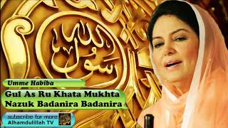 Gul As Ru Khata mukhta nazuk badanira  Persian Audio Naat with Lyrics  Umme Habiba [upl. by Arleen]