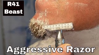 One Pass Shave  Muhle R41  Safety Razor [upl. by Neeka]