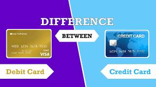 Difference Between Credit Card and Debit Card  Pro and Cons [upl. by Lyndsey472]