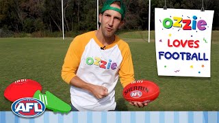 AFL For Beginners  Learn About AFL With Ozzie  How to Play AFL For Kids [upl. by Laurentia400]