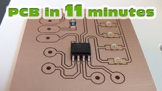 PCB making PCB prototyping quickly and easy  STEP by STEP [upl. by Lossa]