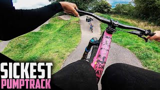 RIDING THE PERFECT PUMP TRACK AND TRYING NEW MTB SPOTS [upl. by Judie]