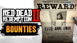 Red Dead Redemption 2 All Bounties RDR2 Bounty Hunter [upl. by Dennis]