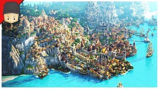 Minecraft  EPIC MEDIEVAL CITY Map Download [upl. by Denise459]