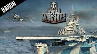 World of Warships Aircraft Carrier Gameplay  How To Use a Carrier in WOWS CBT [upl. by Phelan]