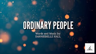 quotOrdinary Peoplequot  Piano Accompaniment and Lyrics [upl. by Aihsotal]